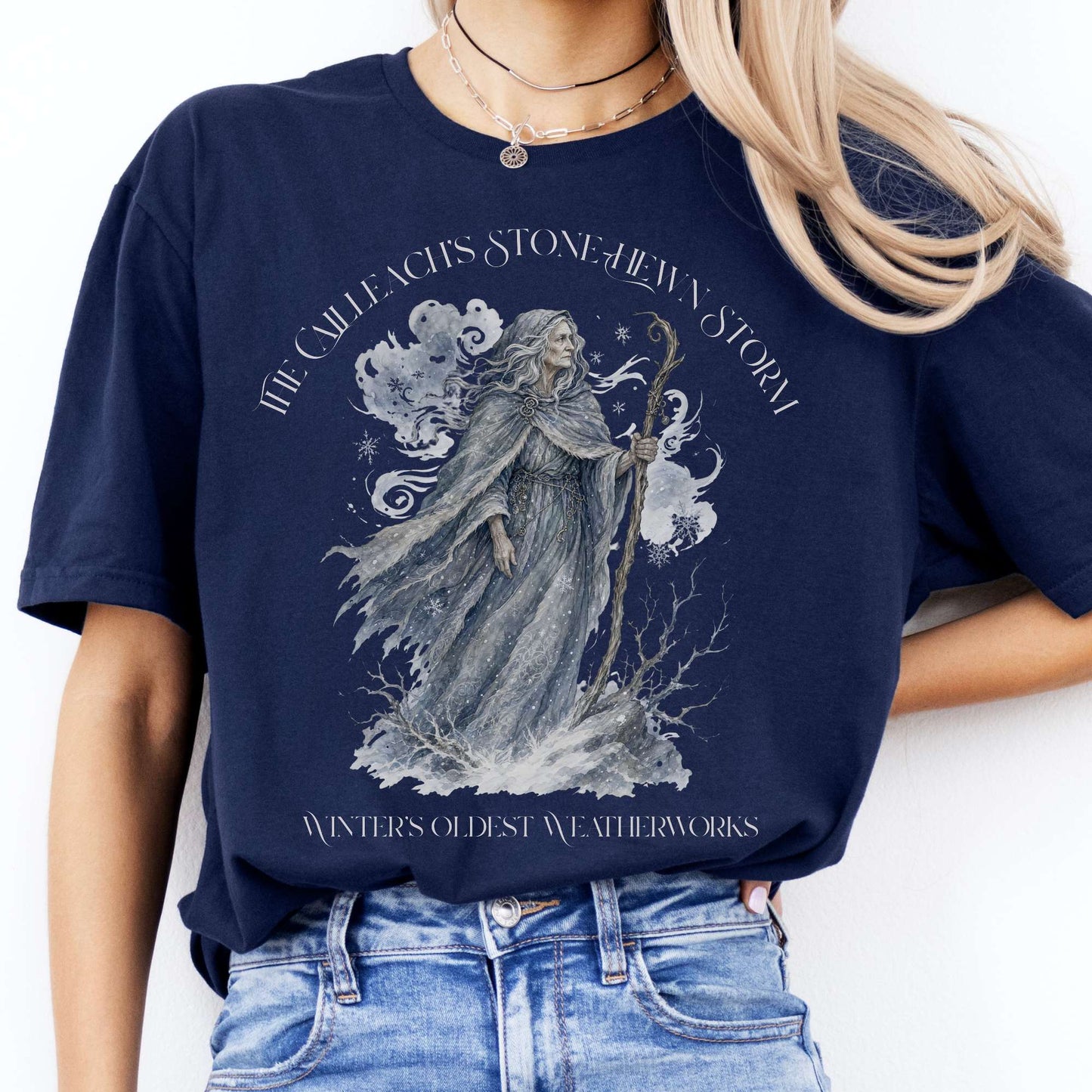 The Cailleach's Stone-Hewn Storm Irish Mythology T-Shirt