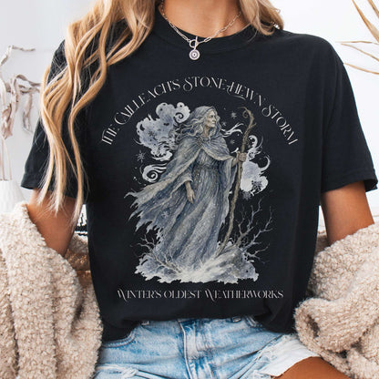 T-Shirt Black / S The Cailleach's Stone-Hewn Storm Irish Mythology T-Shirt The Mystic Eden
