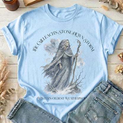 The Cailleach's Stone-Hewn Storm Irish Mythology T-Shirt