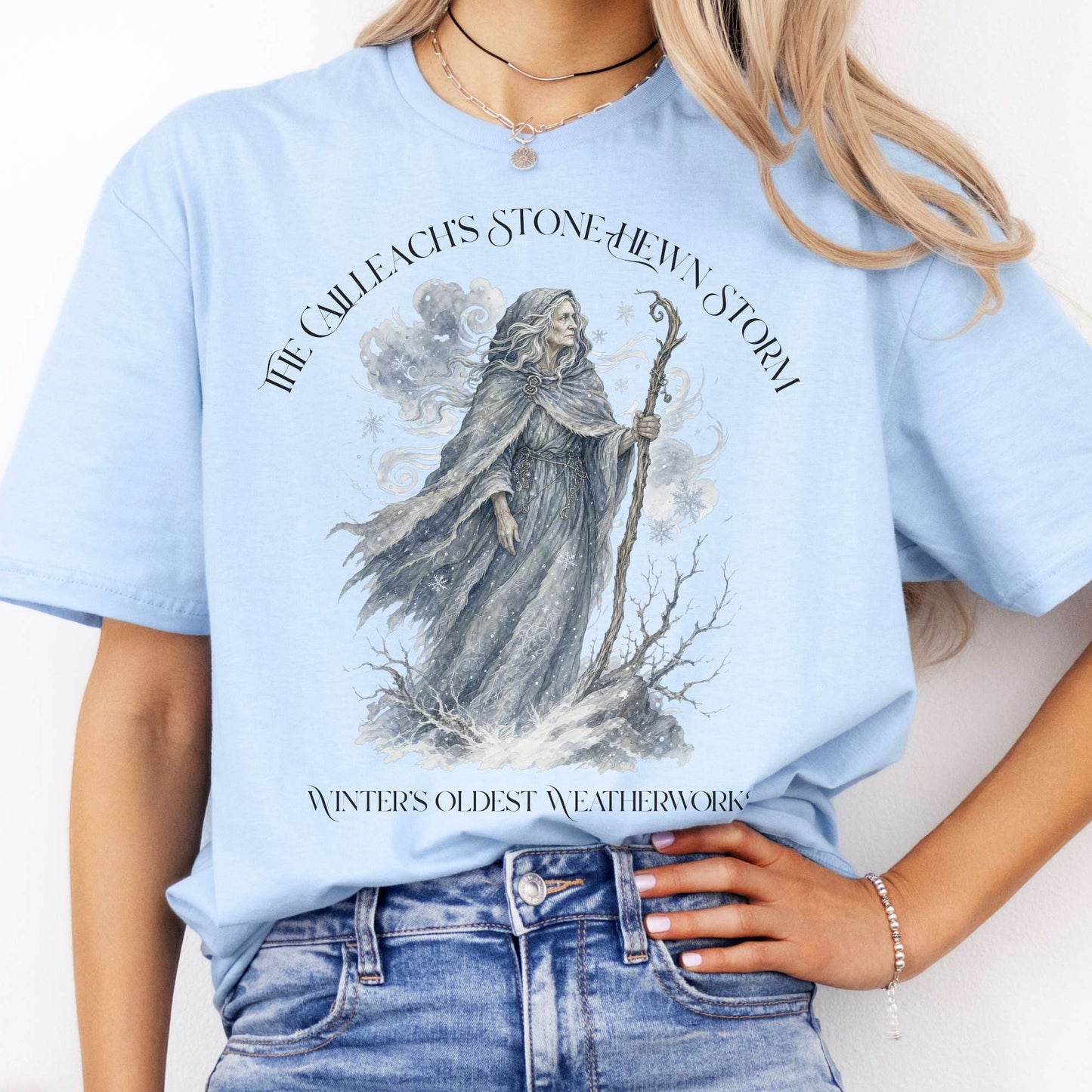 The Cailleach's Stone-Hewn Storm Irish Mythology T-Shirt