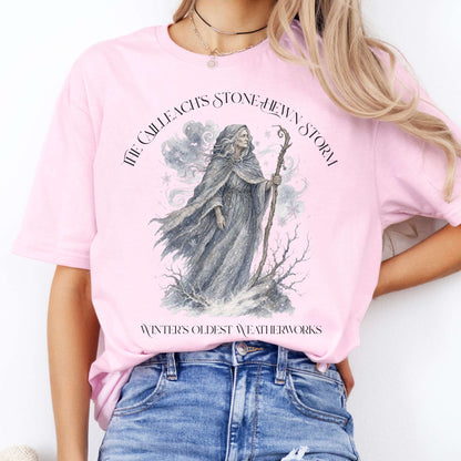 The Cailleach's Stone-Hewn Storm Irish Mythology T-Shirt