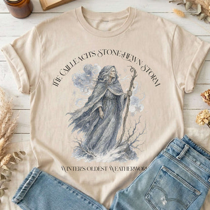 The Cailleach's Stone-Hewn Storm Irish Mythology T-Shirt