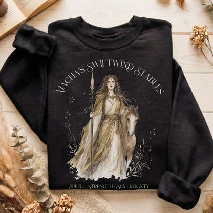 Macha's Swiftwind Stables Irish Mythology Sweatshirt