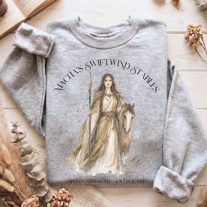 Macha's Swiftwind Stables Irish Mythology Sweatshirt