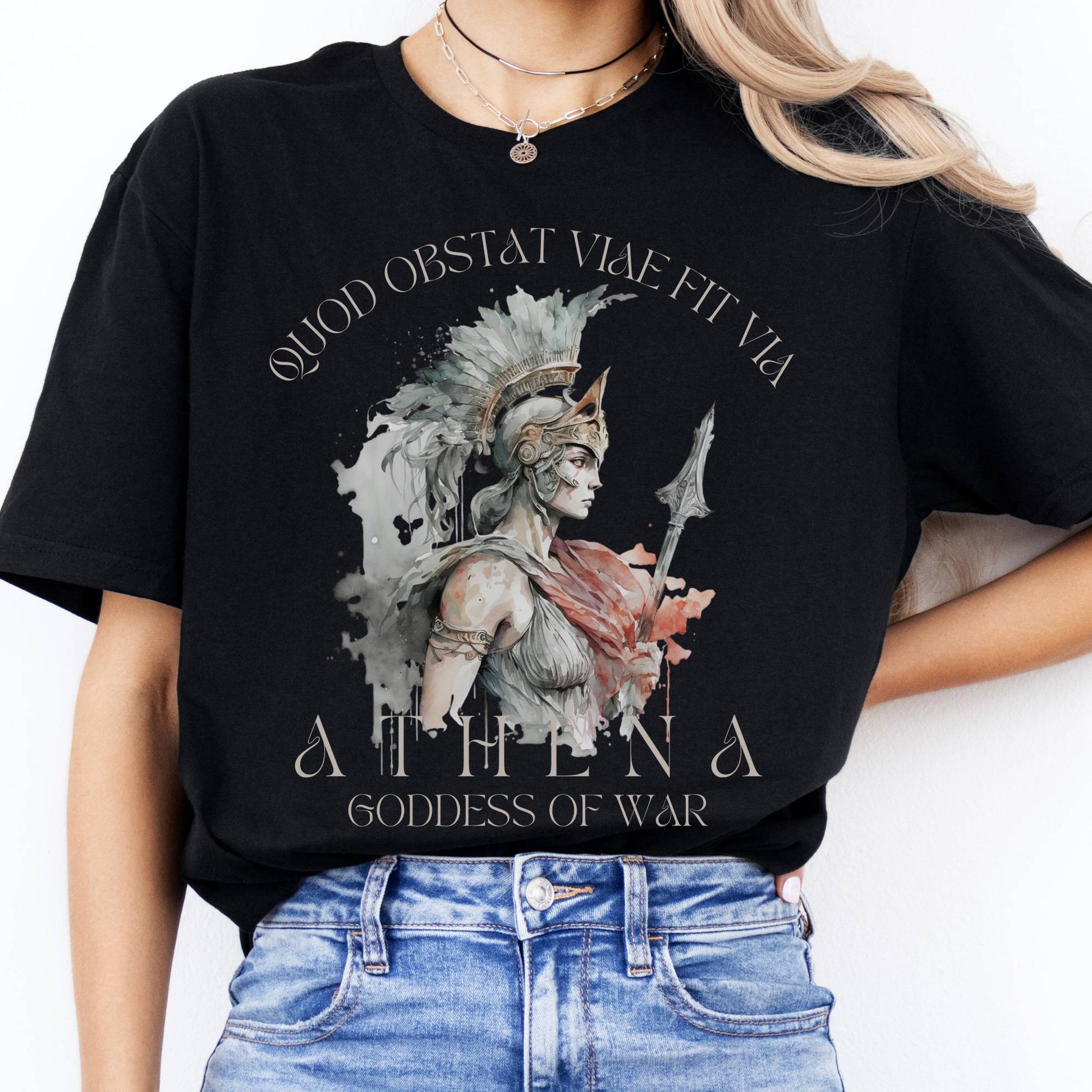 T-Shirt Athena Greek Mythology T-Shirt The Mystic Eden