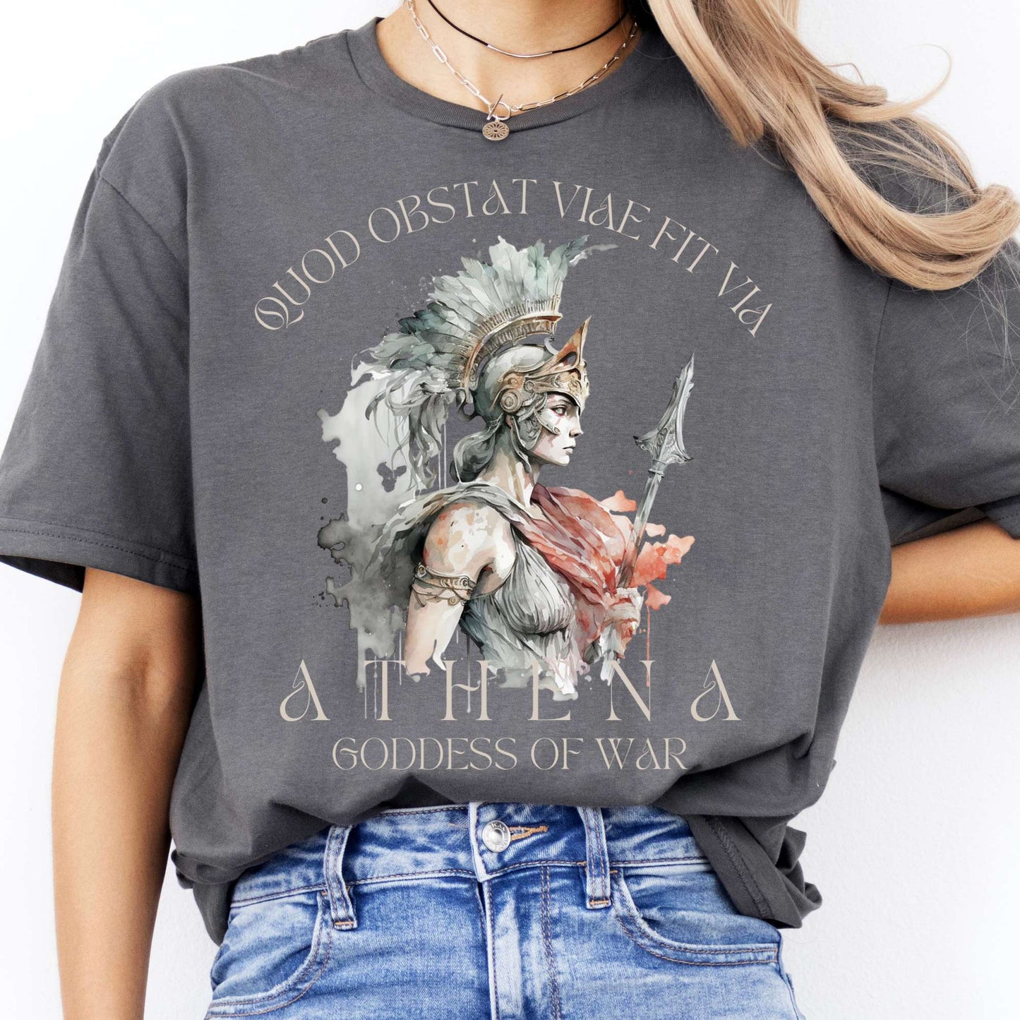 T-Shirt Athena Greek Mythology T-Shirt The Mystic Eden