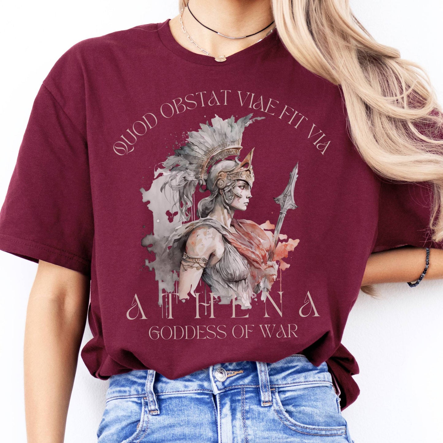 T-Shirt Athena Greek Mythology T-Shirt The Mystic Eden