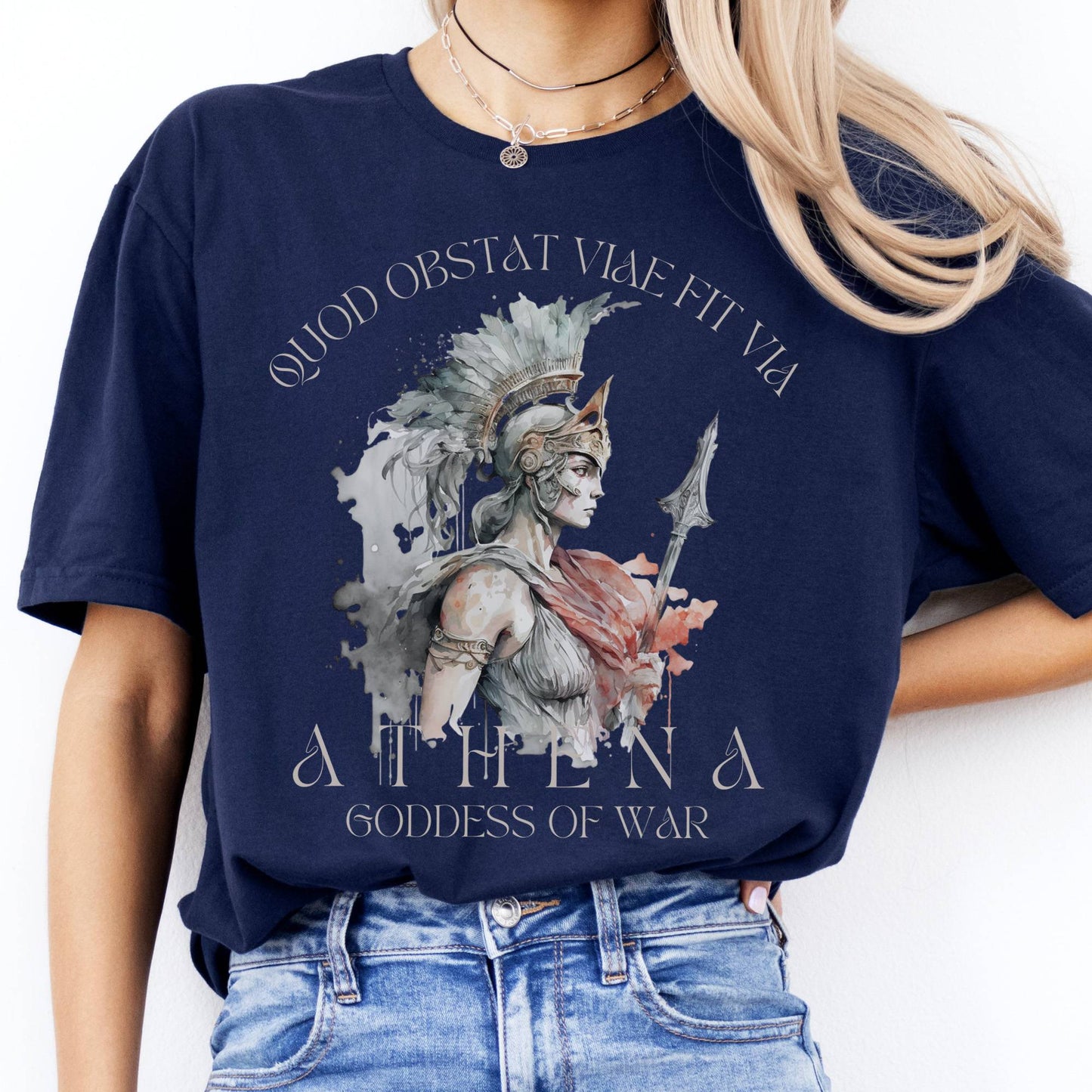 T-Shirt Athena Greek Mythology T-Shirt The Mystic Eden