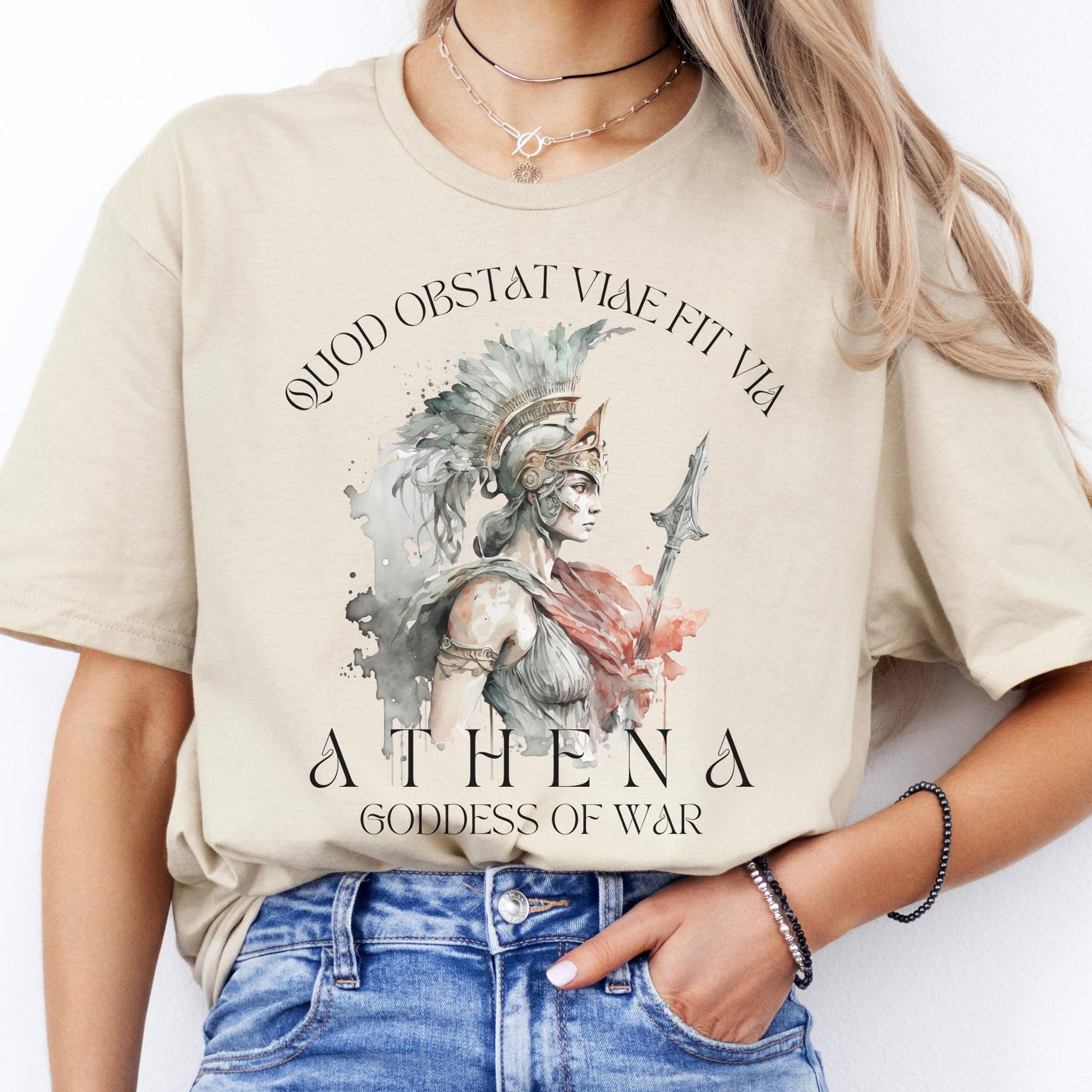 T-Shirt Athena Greek Mythology T-Shirt The Mystic Eden