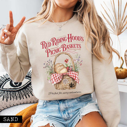 Red Riding Hood's Picnic Baskets Sweatshirt