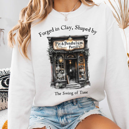 Pit & Pendulum Pottery Edgar Allan Poe Sweatshirt