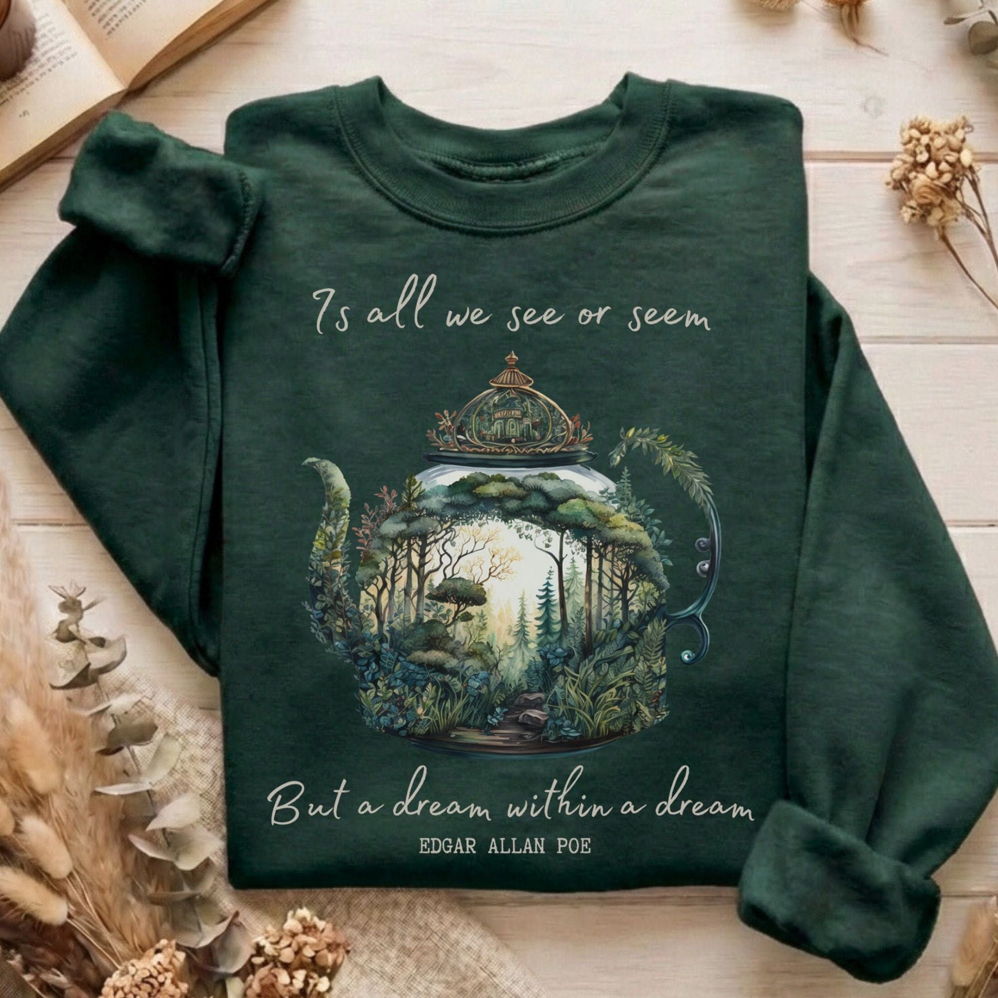 Sweatshirt Forest Green / S Design 35 Sweatshirt The Mystic Eden