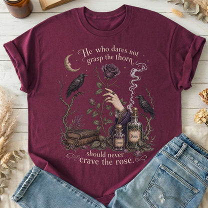 He Who Dares Not Grasp the Thorn Anne Brontë Literary T-Shirt