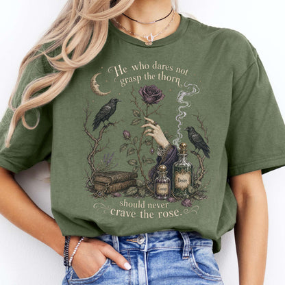 He Who Dares Not Grasp the Thorn Anne Brontë Literary T-Shirt