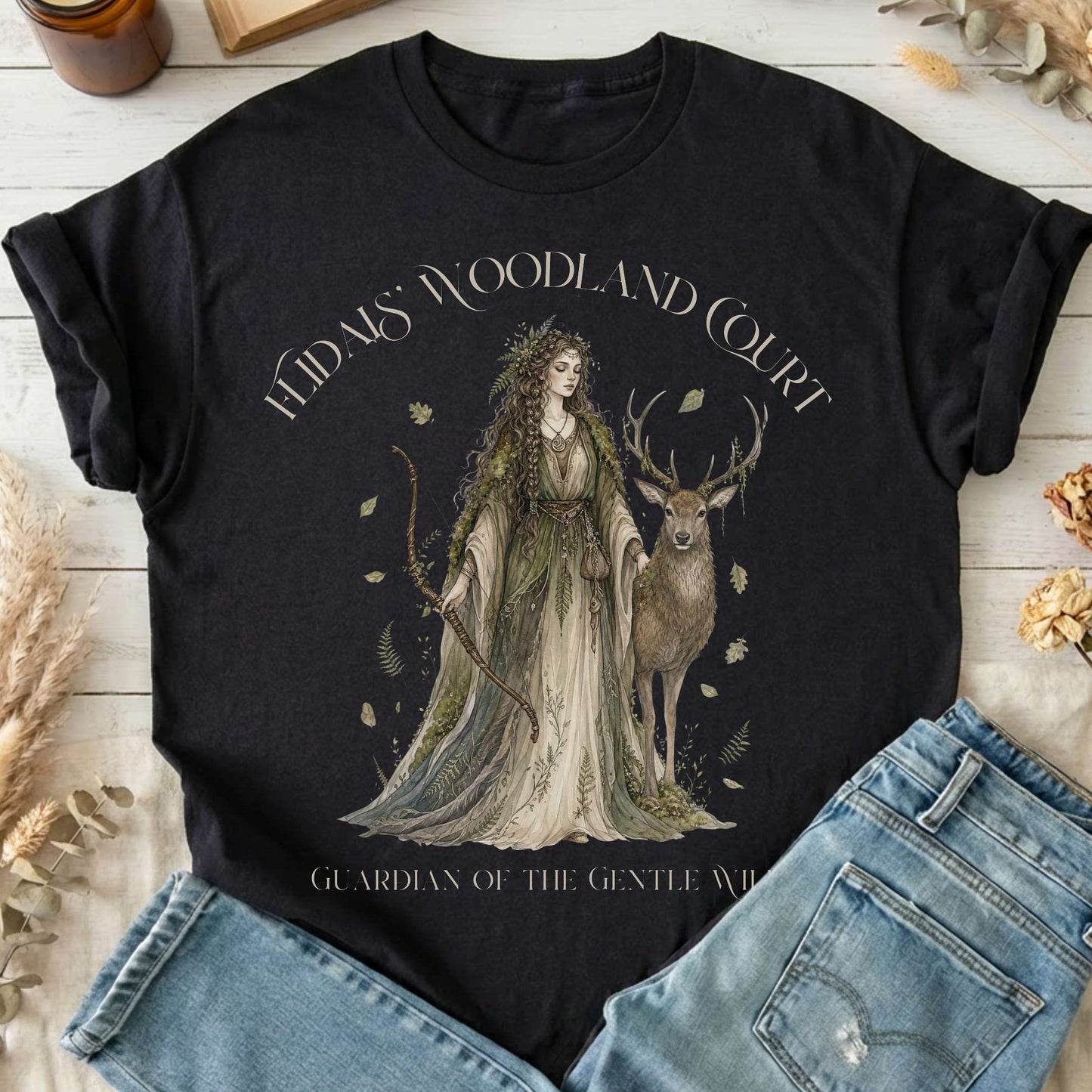 Flidais' Woodland Court Irish Mythology T-Shirt