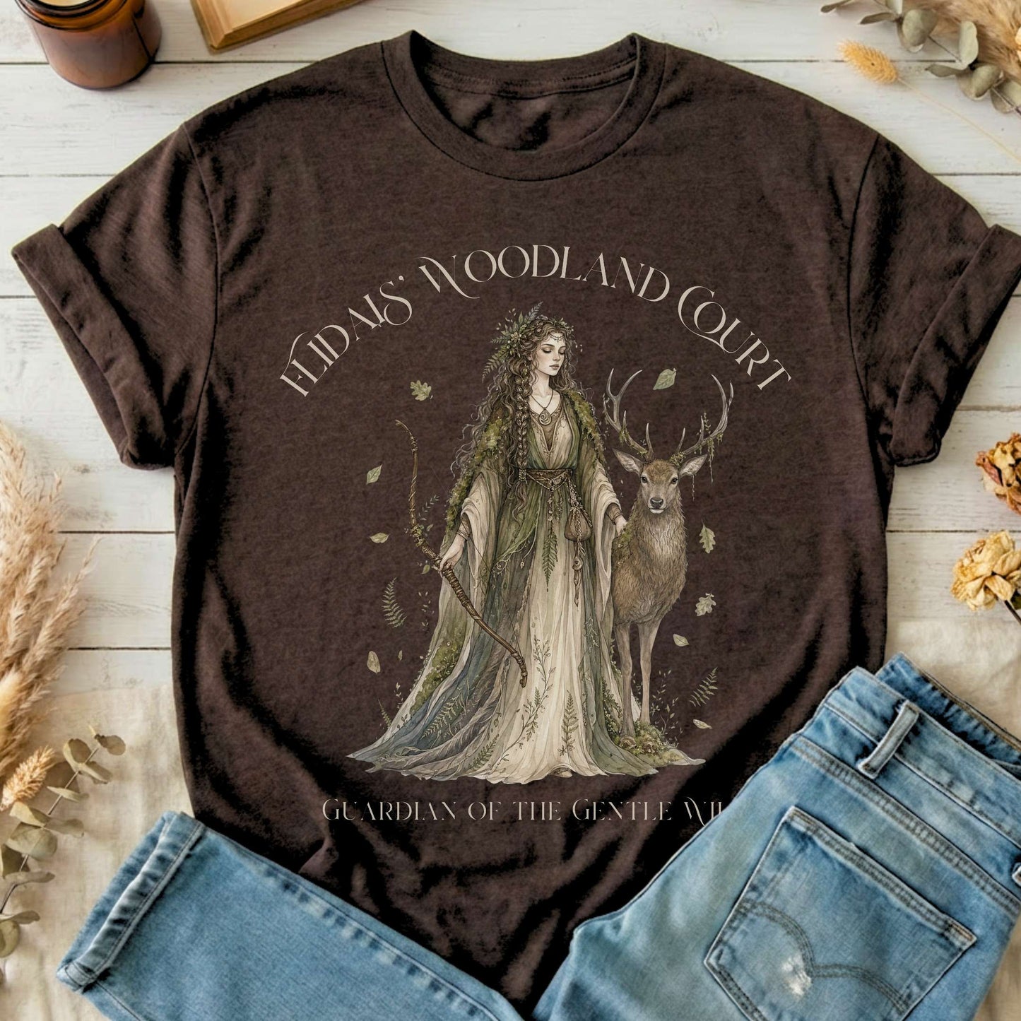 Flidais' Woodland Court Irish Mythology T-Shirt