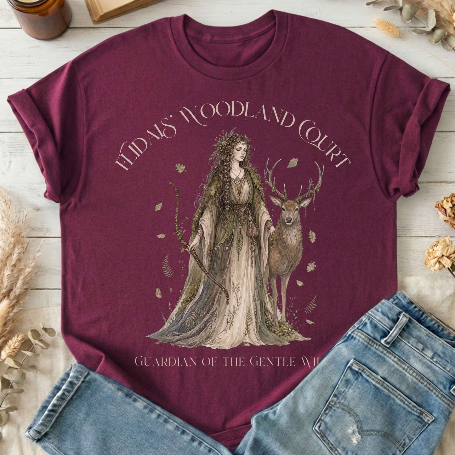 Flidais' Woodland Court Irish Mythology T-Shirt