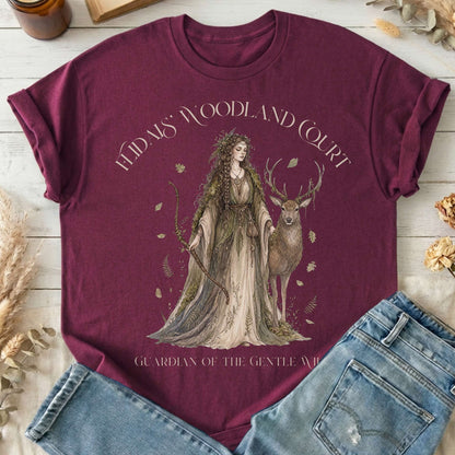 Flidais' Woodland Court Irish Mythology T-Shirt