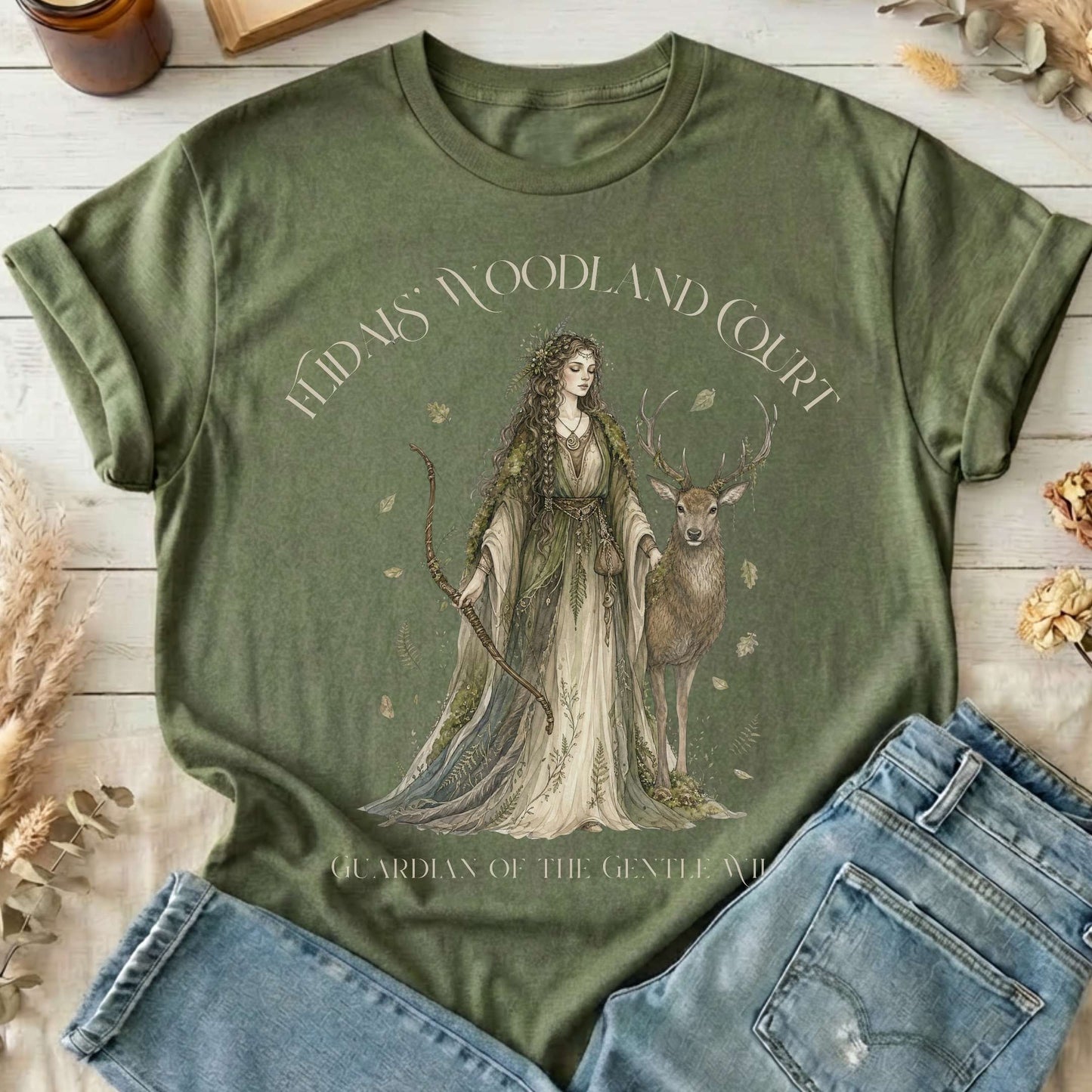 Flidais' Woodland Court Irish Mythology T-Shirt