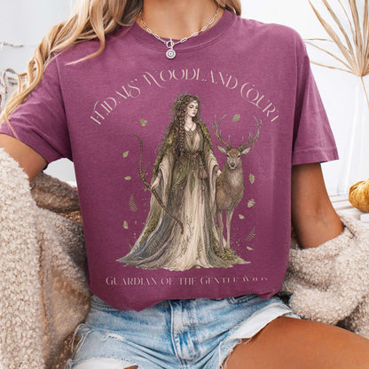 T-Shirt Berry / S Flidais' Woodland Court Irish Mythology T-Shirt The Mystic Eden