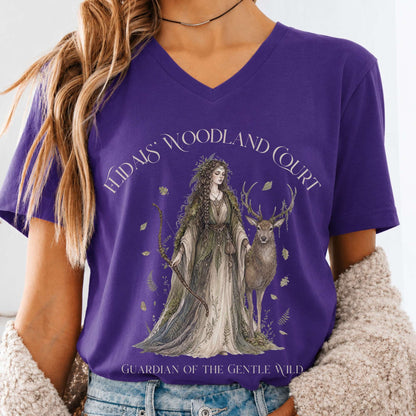 Flidais' Woodland Court Irish Mythology V-Neck