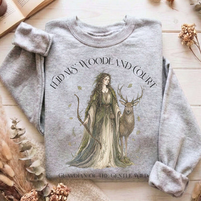 Flidais' Woodland Court Irish Mythology Sweatshirt
