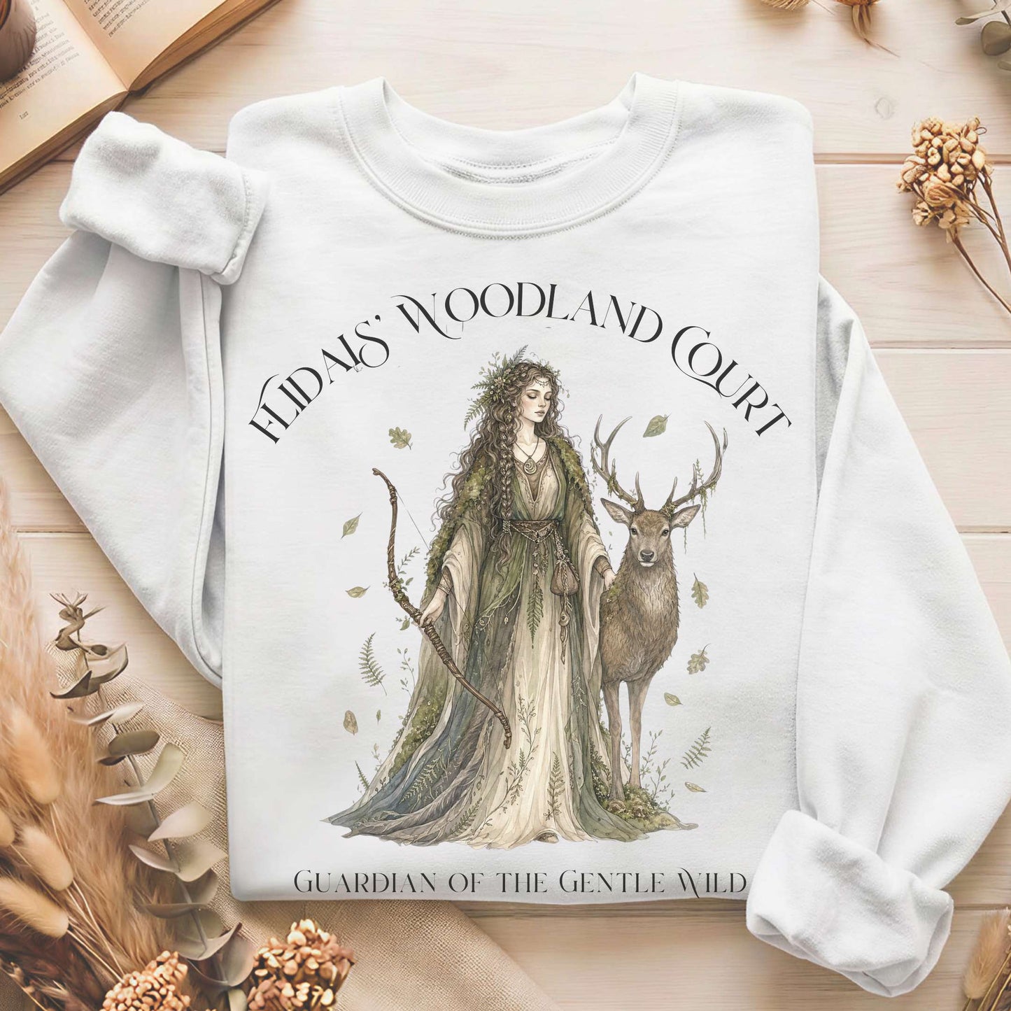Flidais' Woodland Court Irish Mythology Sweatshirt