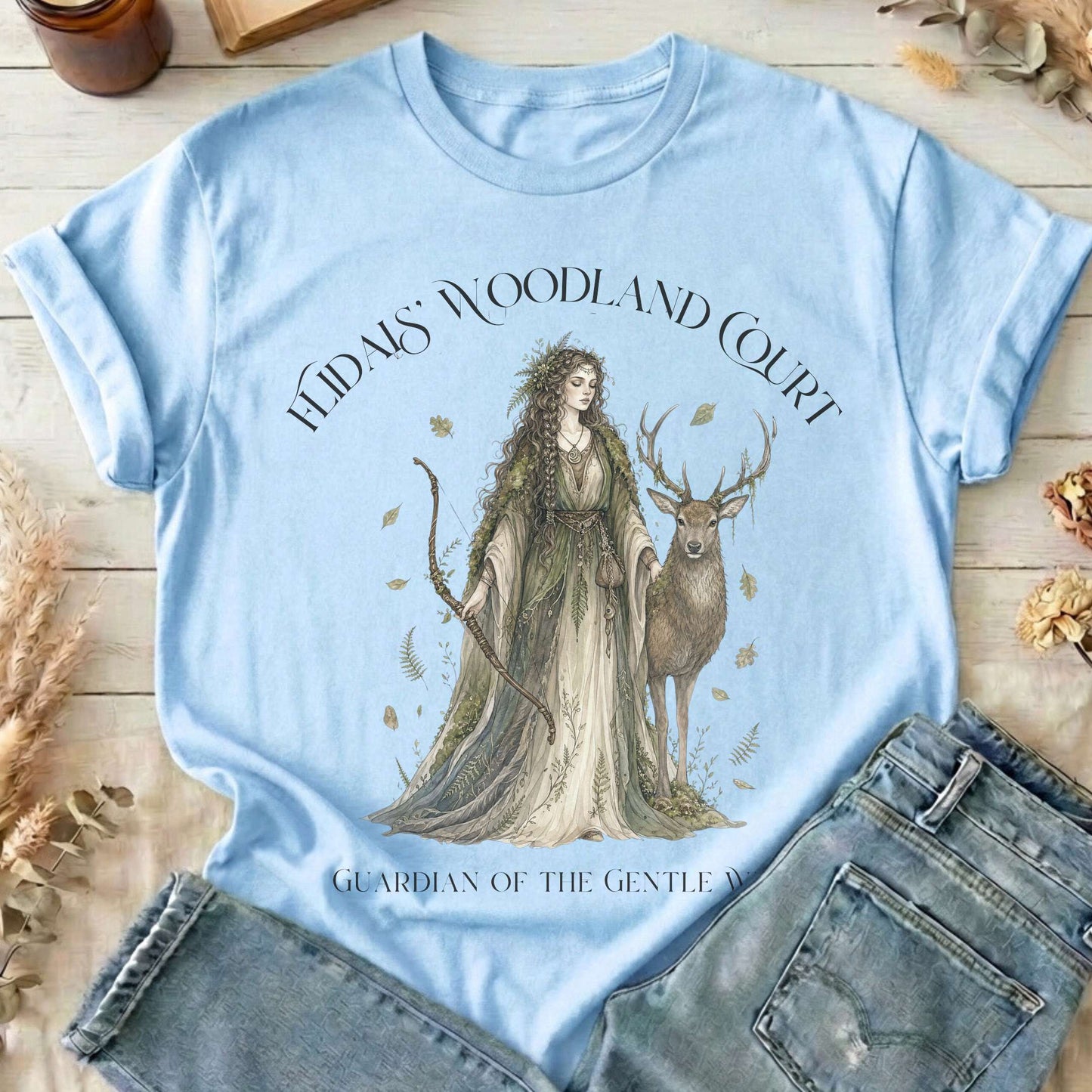 Flidais' Woodland Court Irish Mythology T-Shirt