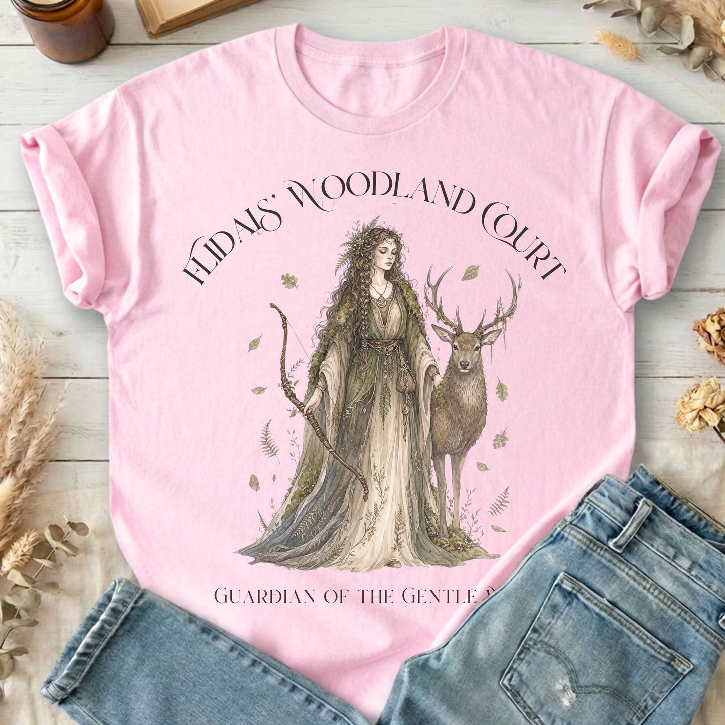 Flidais' Woodland Court Irish Mythology T-Shirt