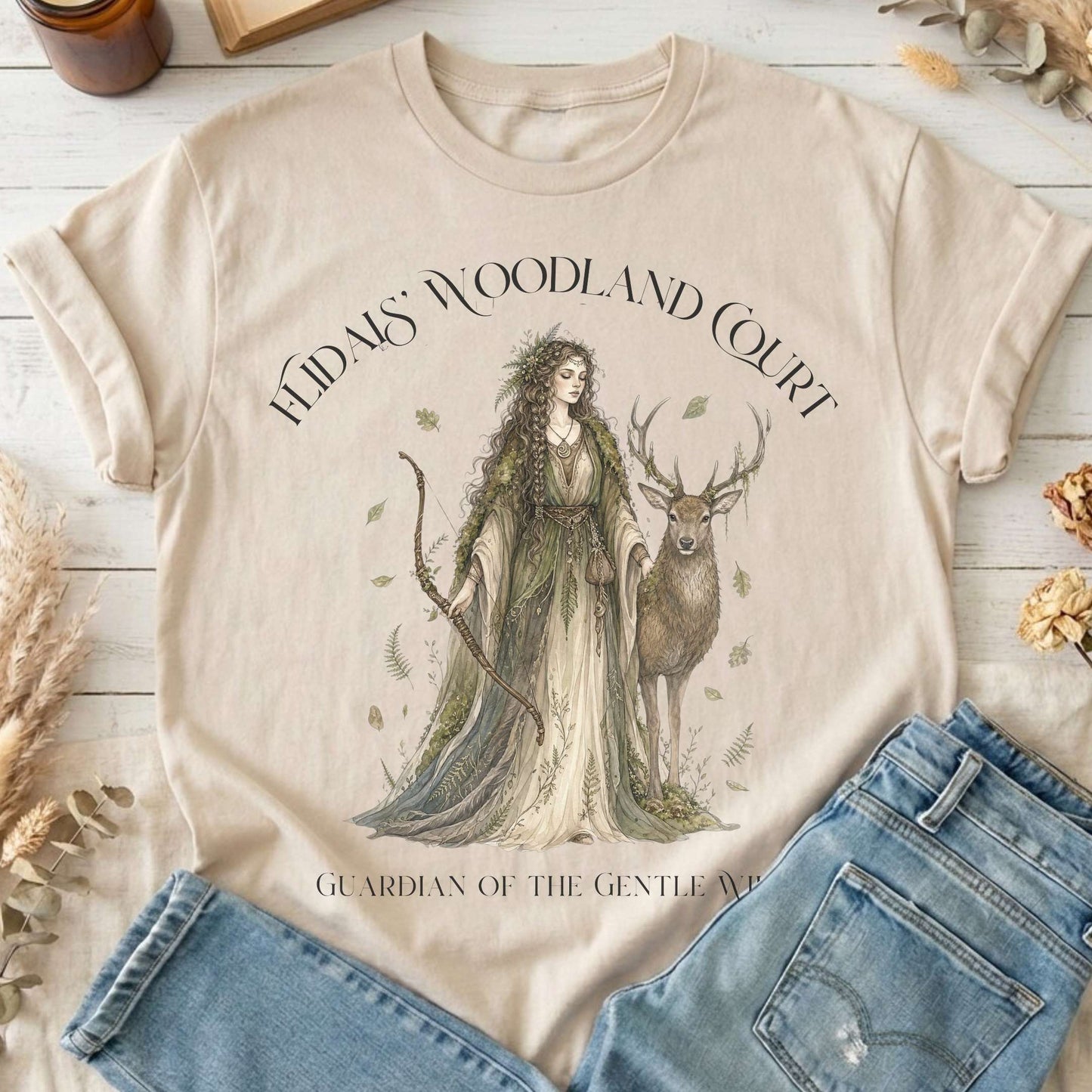 Flidais' Woodland Court Irish Mythology T-Shirt