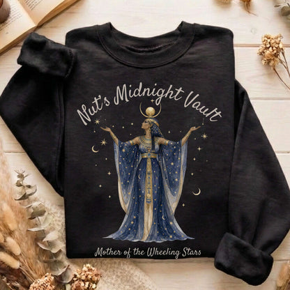 Nut's Midnight Vault Egyptian Mythology Sweatshirt