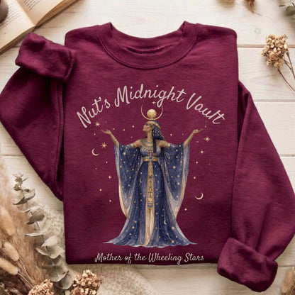 Nut's Midnight Vault Egyptian Mythology Sweatshirt