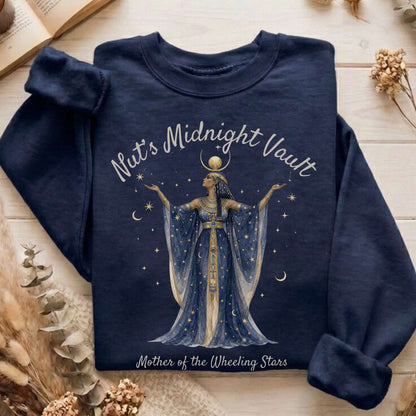 Nut's Midnight Vault Egyptian Mythology Sweatshirt