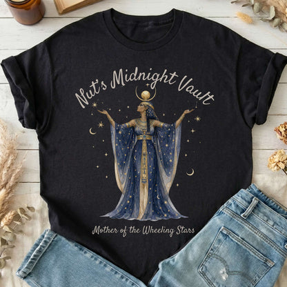 Nut's Midnight Vault Egyptian Mythology T-Shirt