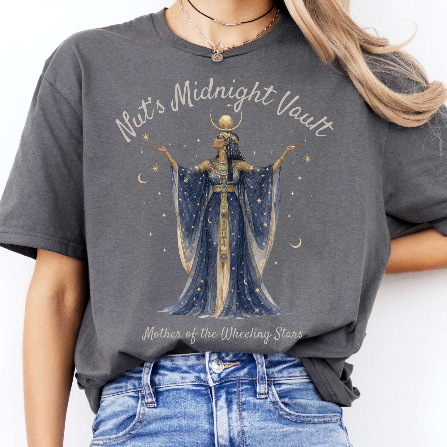 Nut's Midnight Vault Egyptian Mythology T-Shirt