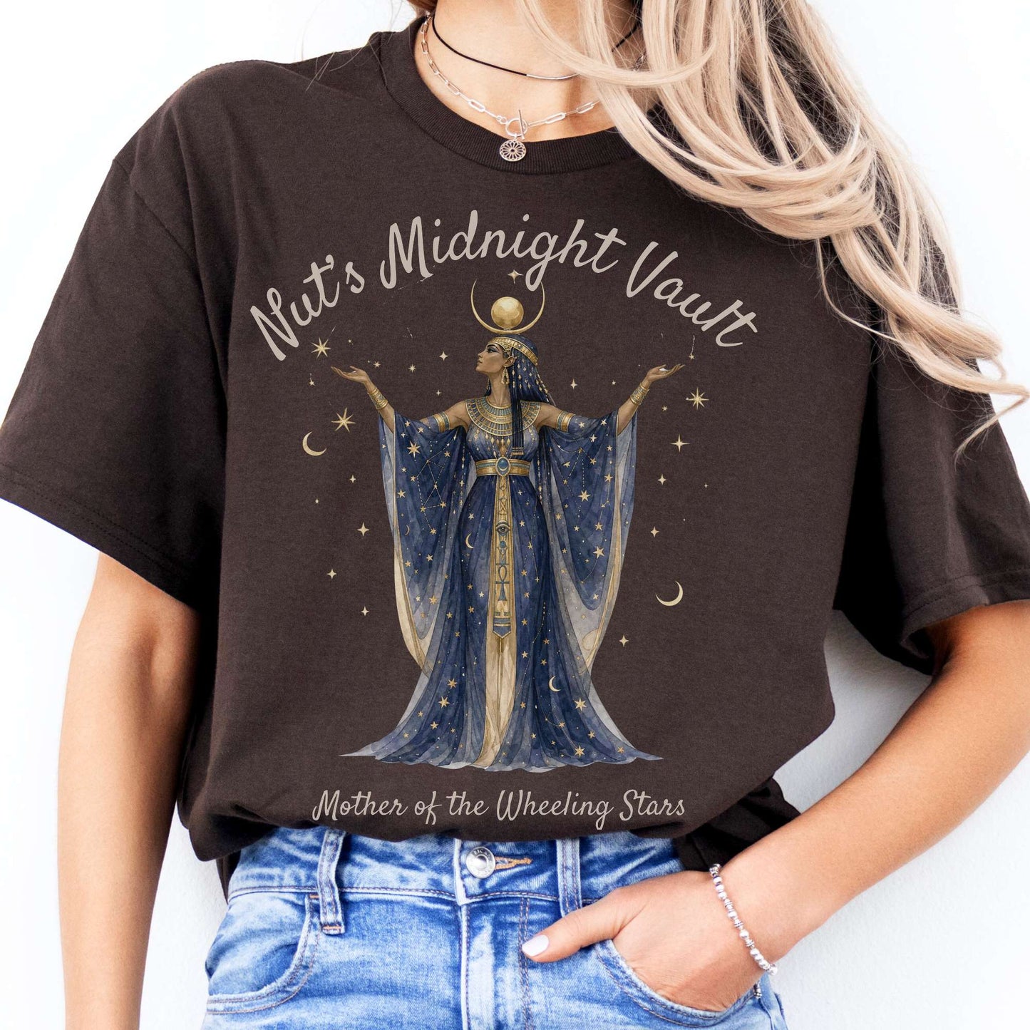 Nut's Midnight Vault Egyptian Mythology T-Shirt