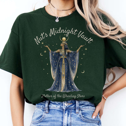 Nut's Midnight Vault Egyptian Mythology T-Shirt