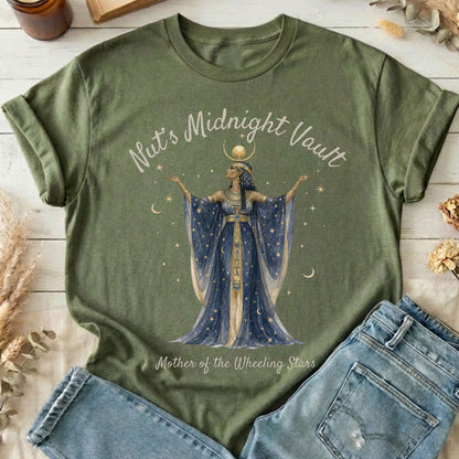 Nut's Midnight Vault Egyptian Mythology T-Shirt