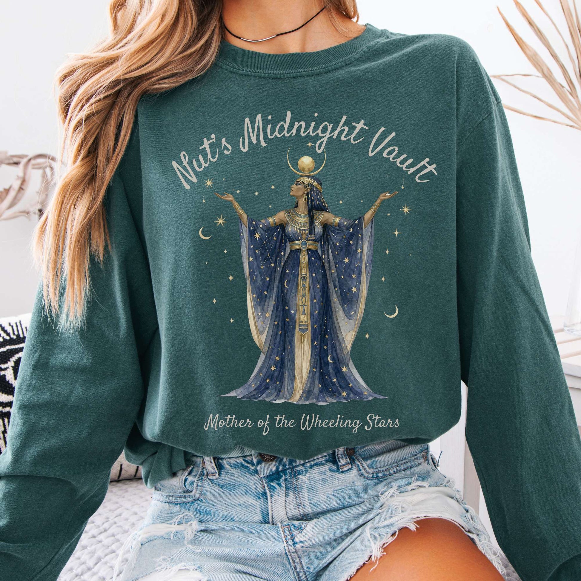 Long-sleeve Blue Spruce / S Design 353 Long Sleeve The Mystic Eden