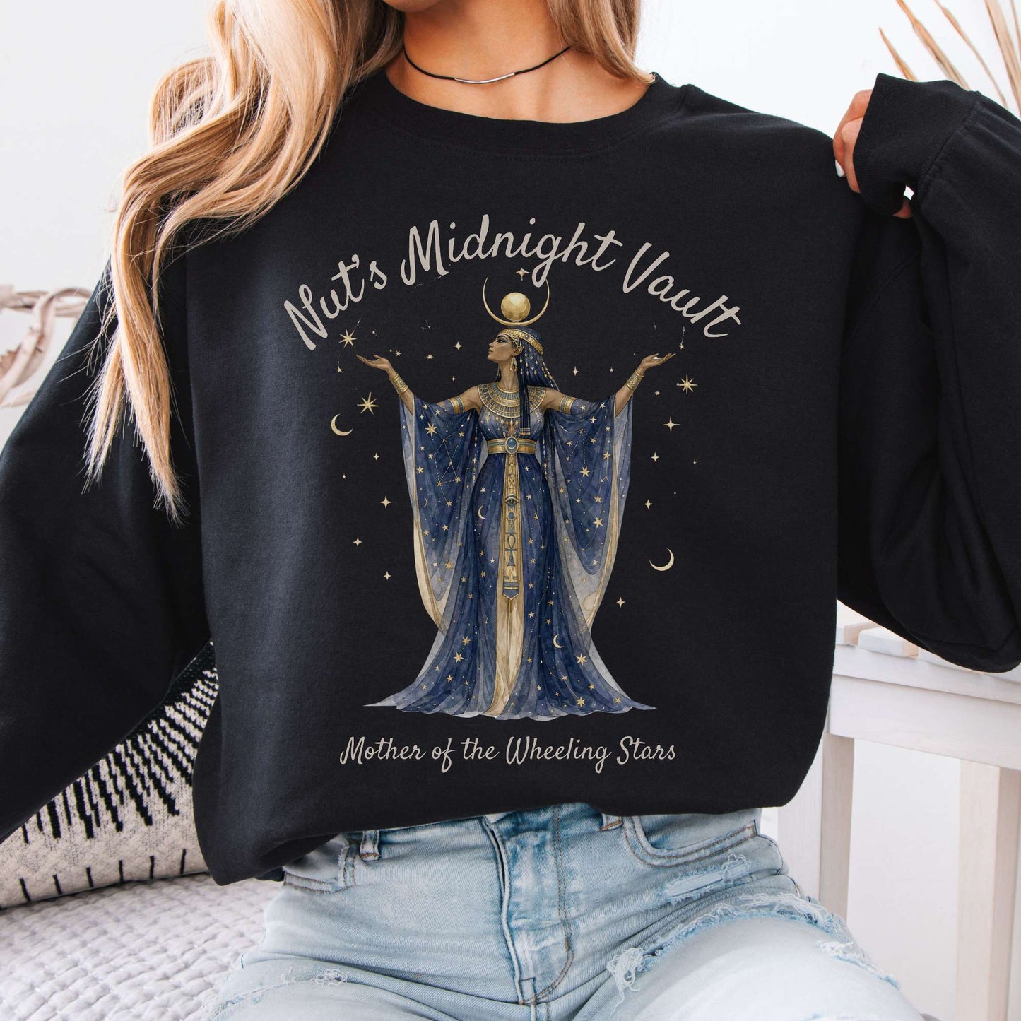 Sweatshirt Black / S Design 353 Crewneck Sweatshirt The Mystic Eden
