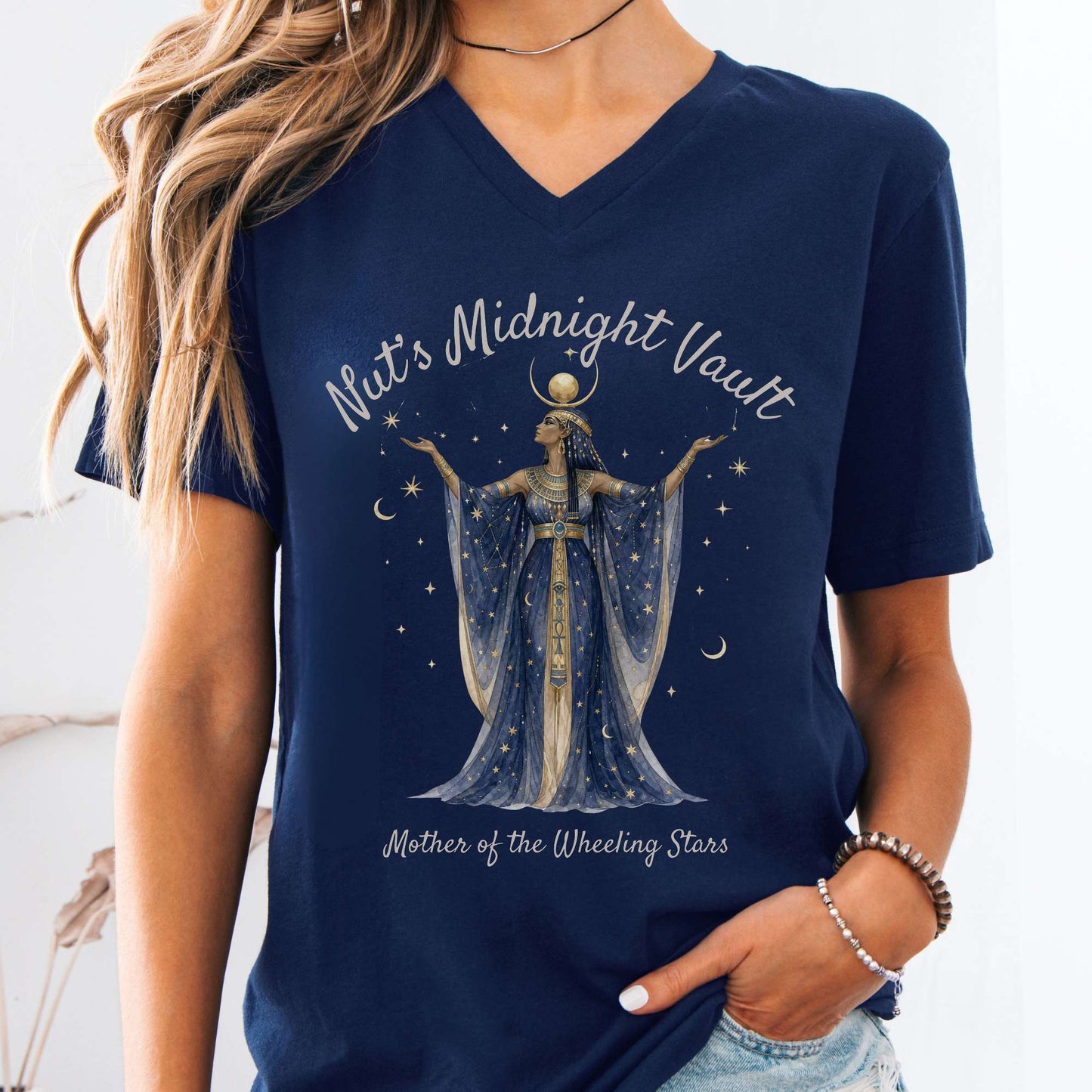 V-neck Navy / S Design 353 V-neck The Mystic Eden