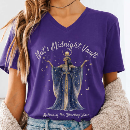 Nut's Midnight Vault Egyptian Mythology V-Neck