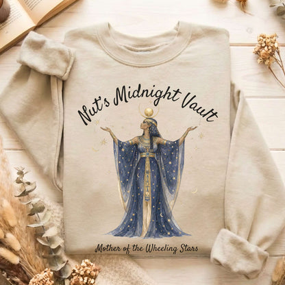 Nut's Midnight Vault Egyptian Mythology Sweatshirt