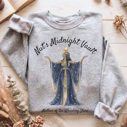 Nut's Midnight Vault Egyptian Mythology Sweatshirt