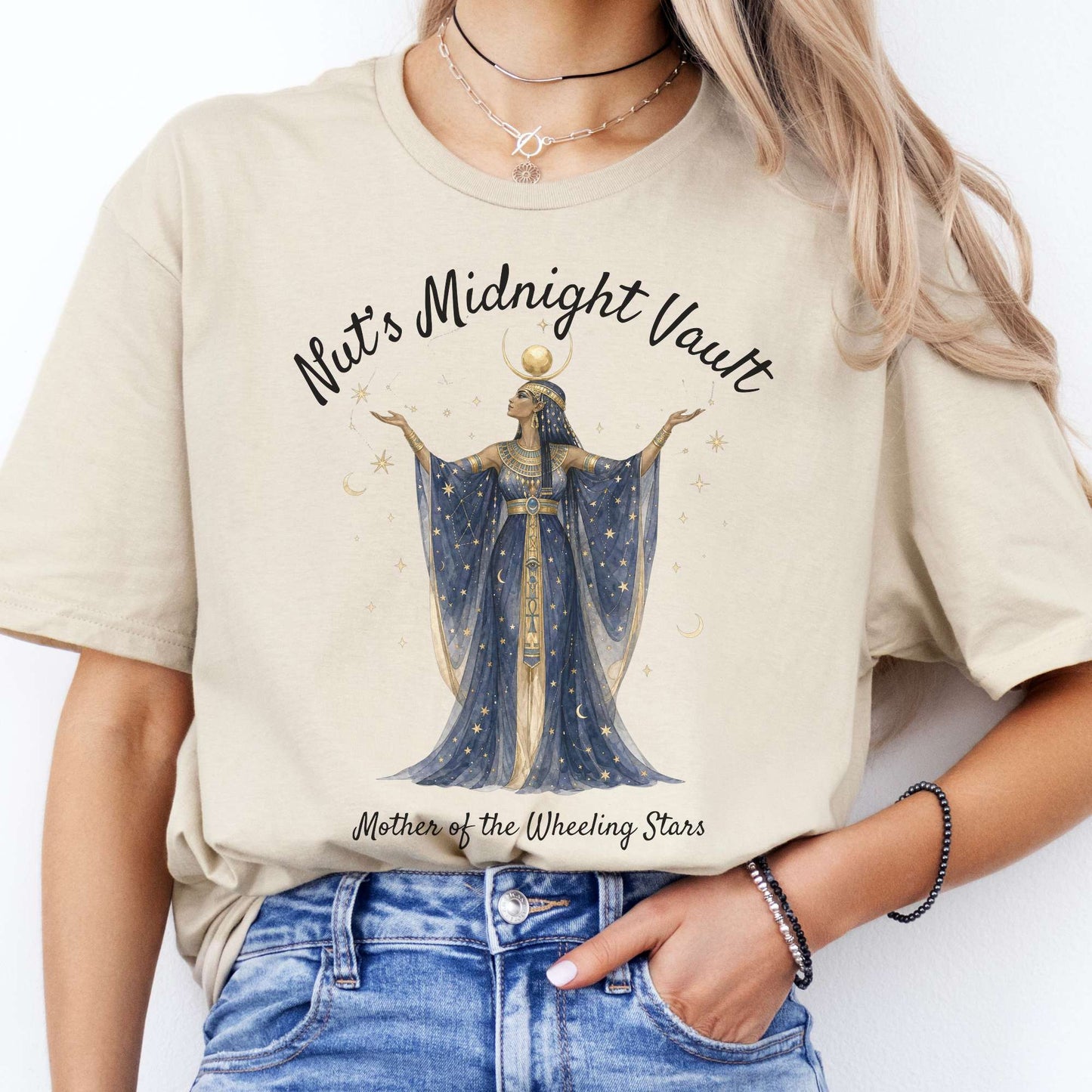Nut's Midnight Vault Egyptian Mythology T-Shirt