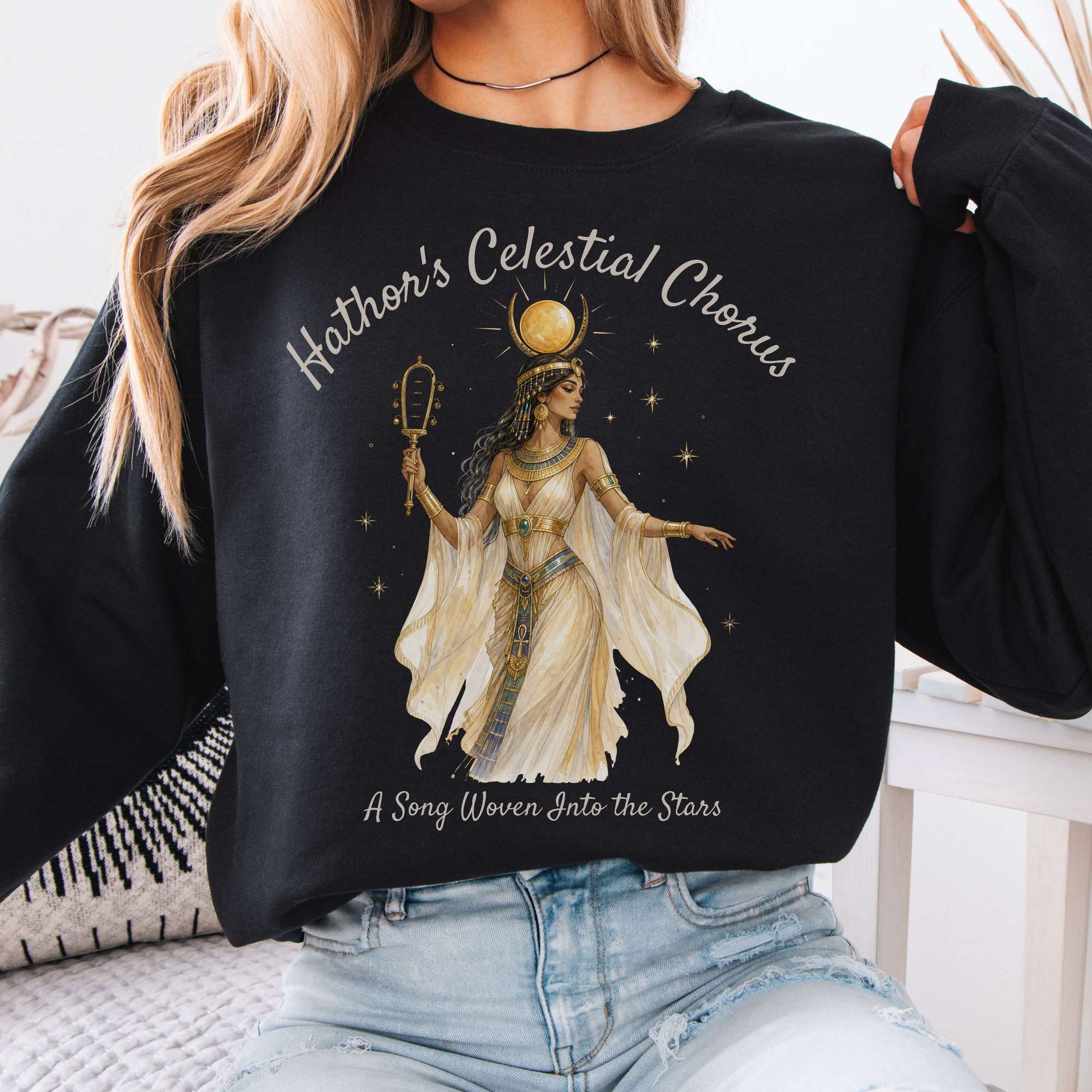 Sweatshirt Black / S Design 354 Crewneck Sweatshirt The Mystic Eden