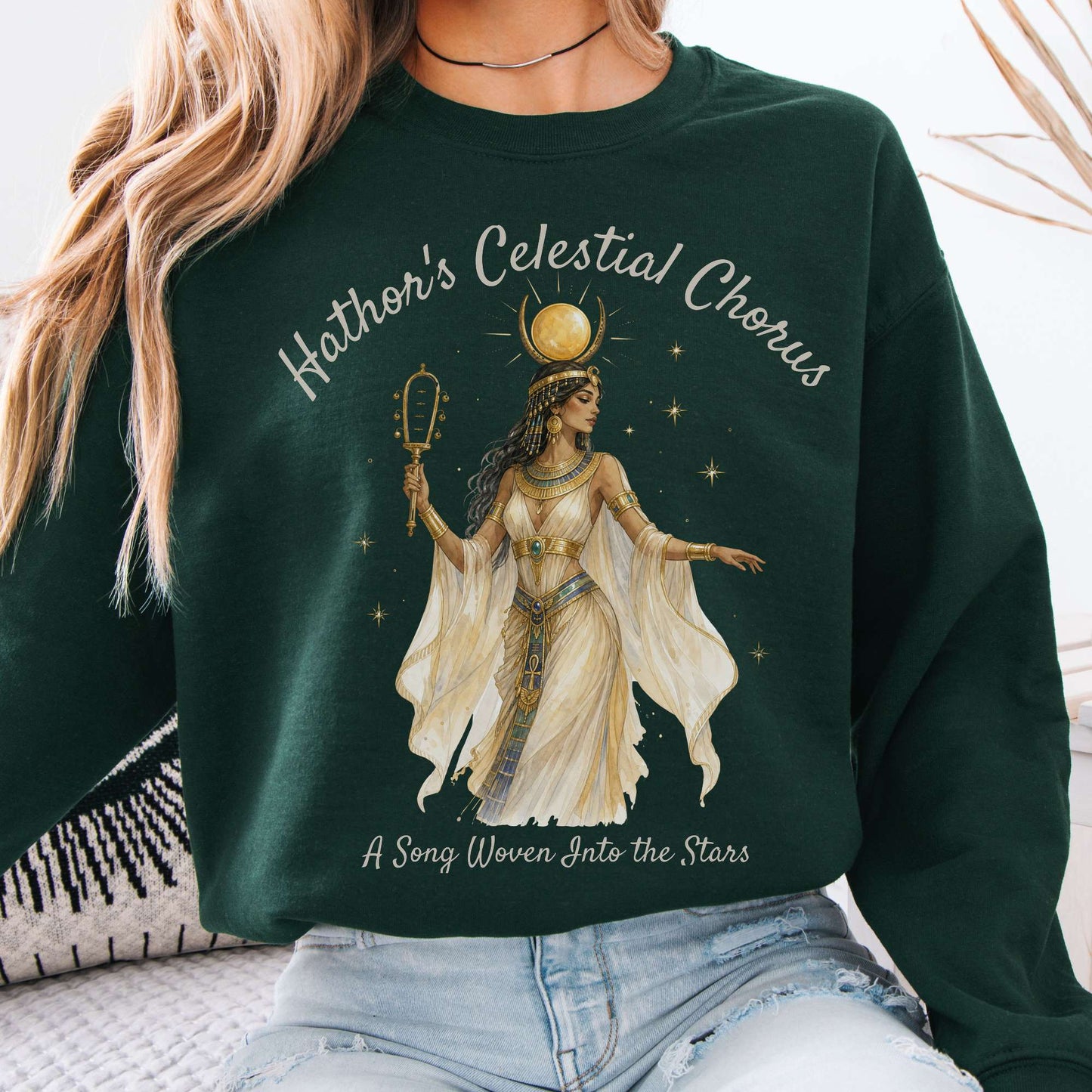 Sweatshirt Forest Green / S Design 354 Crewneck Sweatshirt The Mystic Eden
