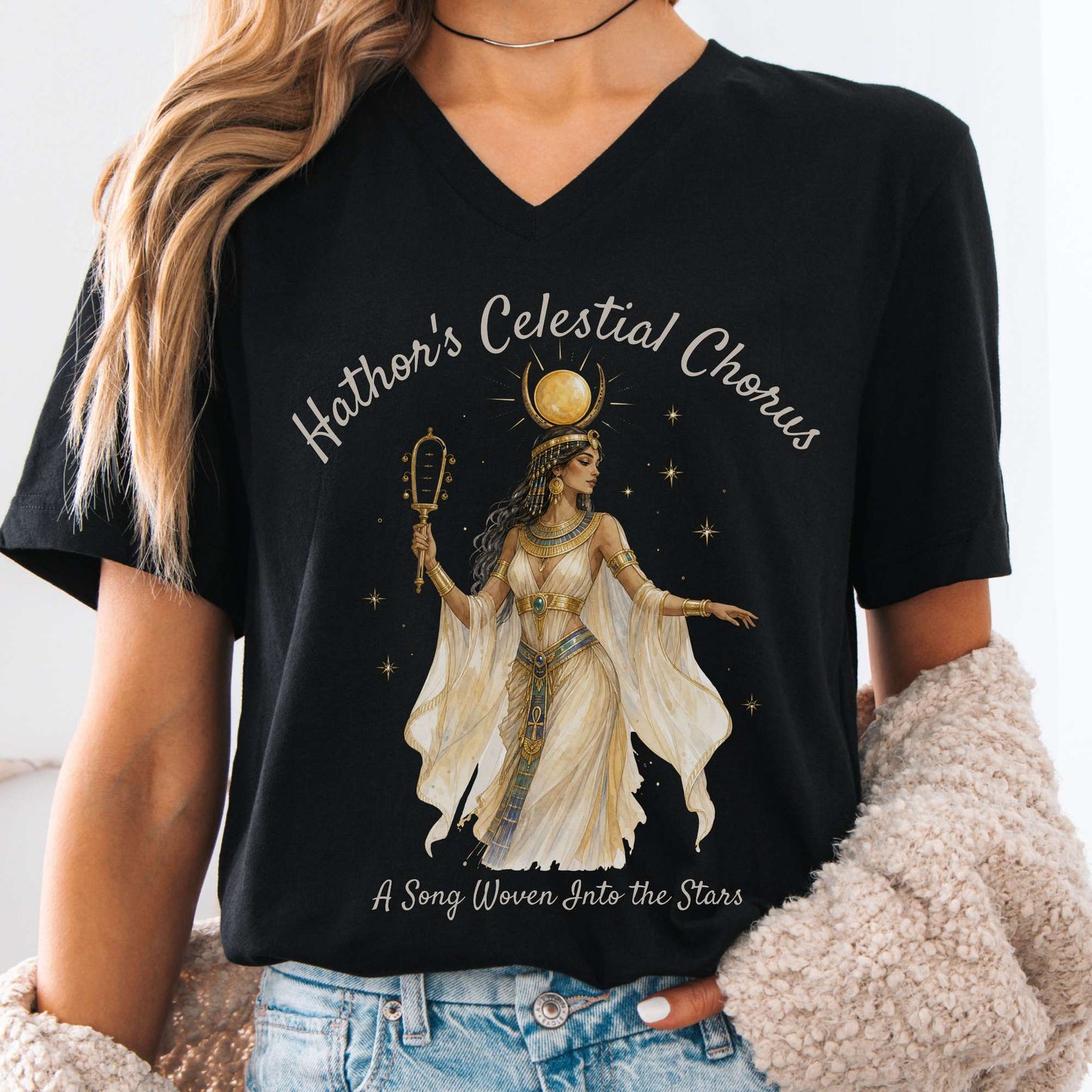 V-neck Black / S Design 354 V-neck The Mystic Eden
