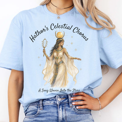 Hathor's Celestial Chorus Egyptian Mythology T-Shirt