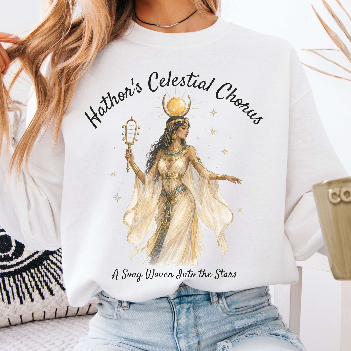 Sweatshirt White / S Design 354 Crewneck Sweatshirt The Mystic Eden
